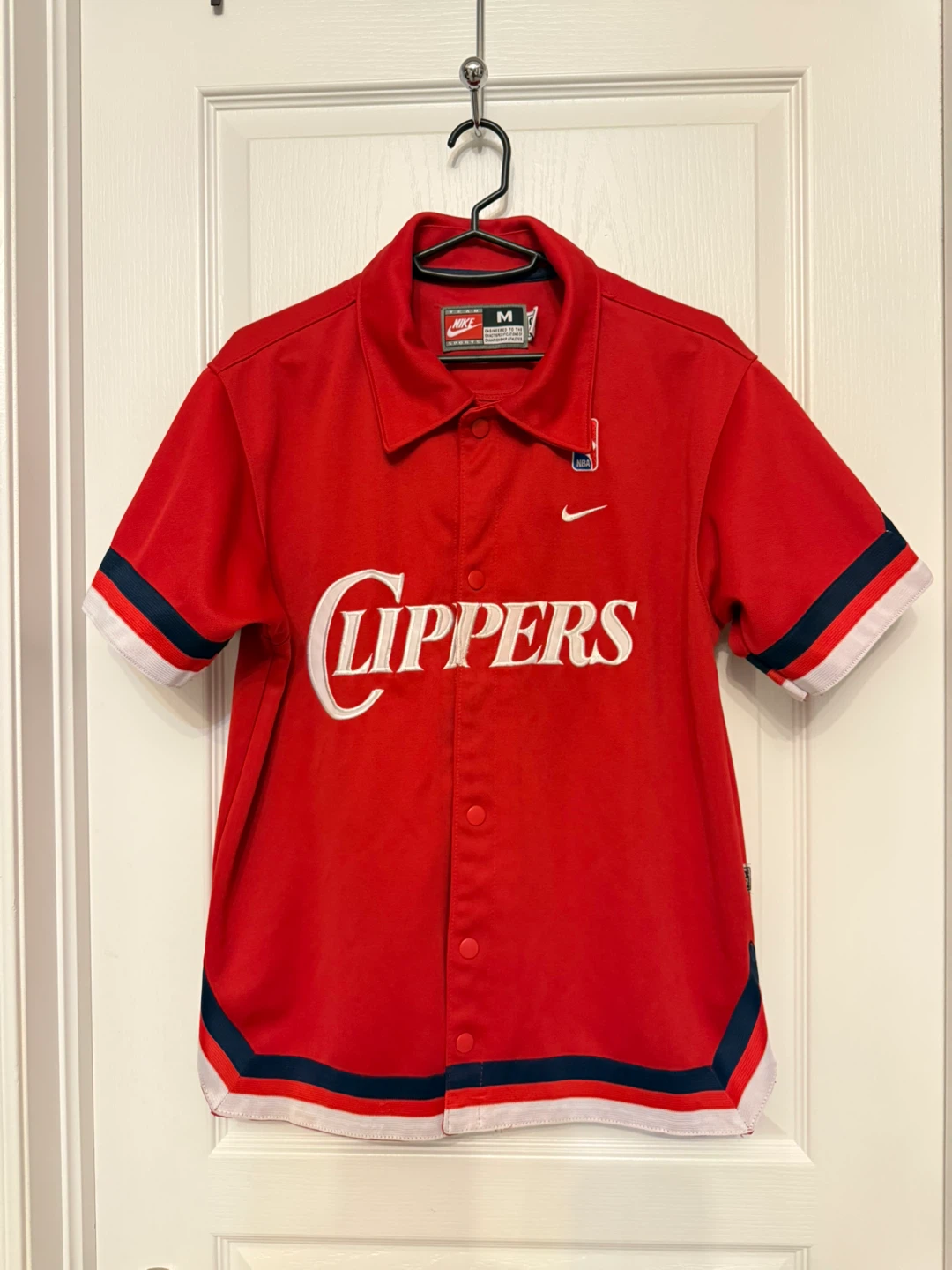 Nike Los Angeles Clippers Button Up Shirt - Size M