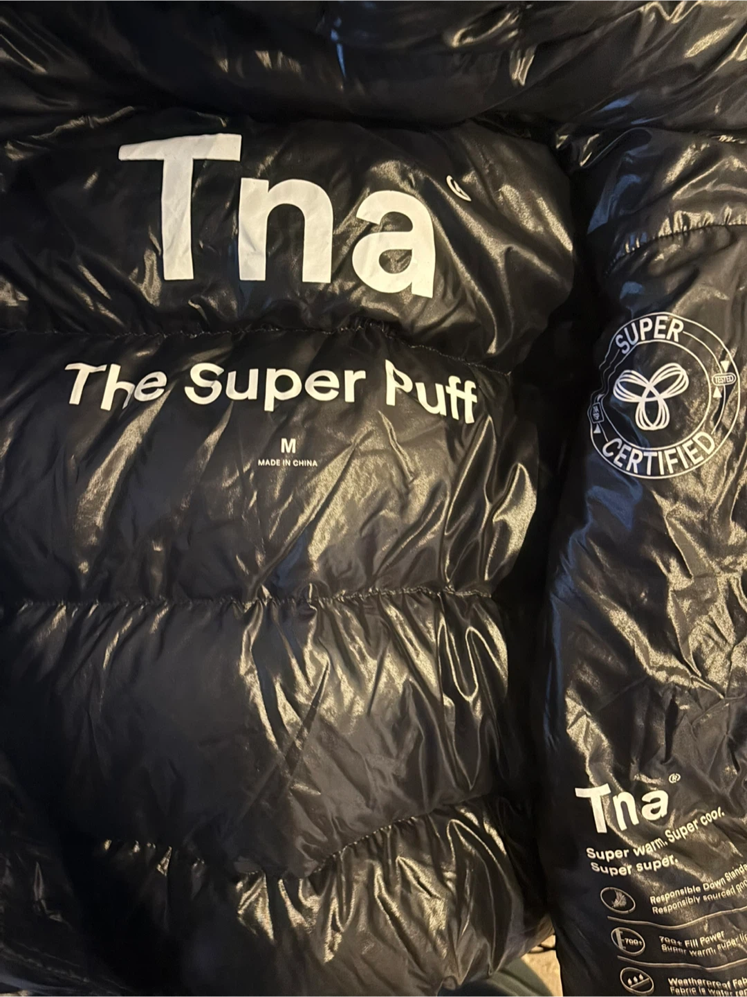 Tna The Super Puff™ Black Jacket - Size M - photo 3