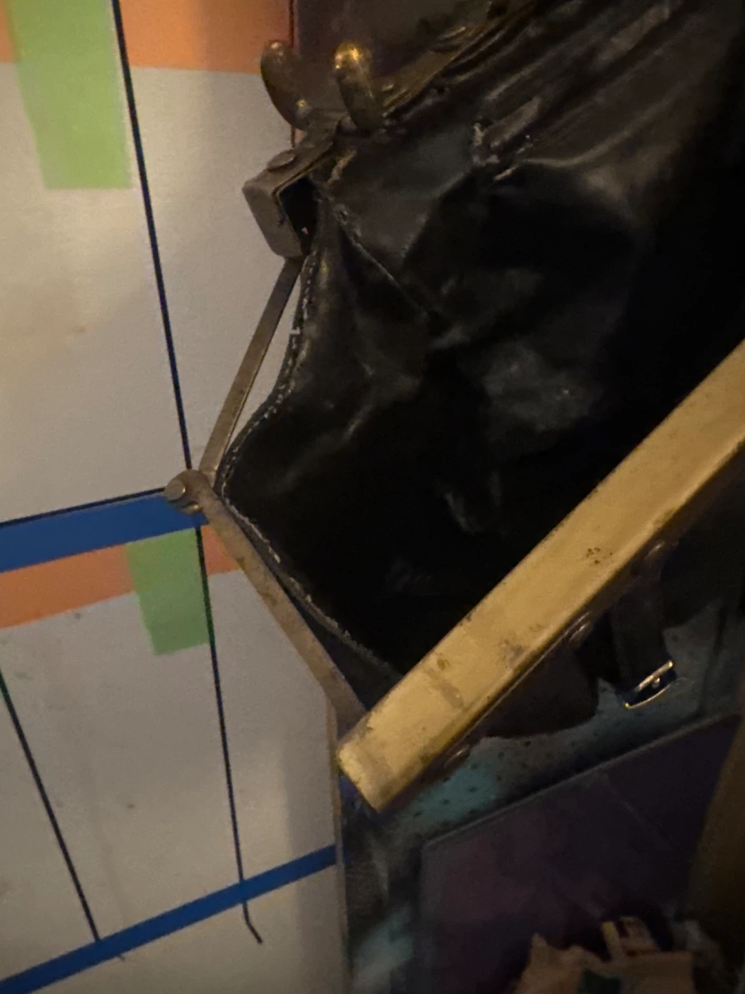 Vintage Black Leather Doctor's Bag - photo 3