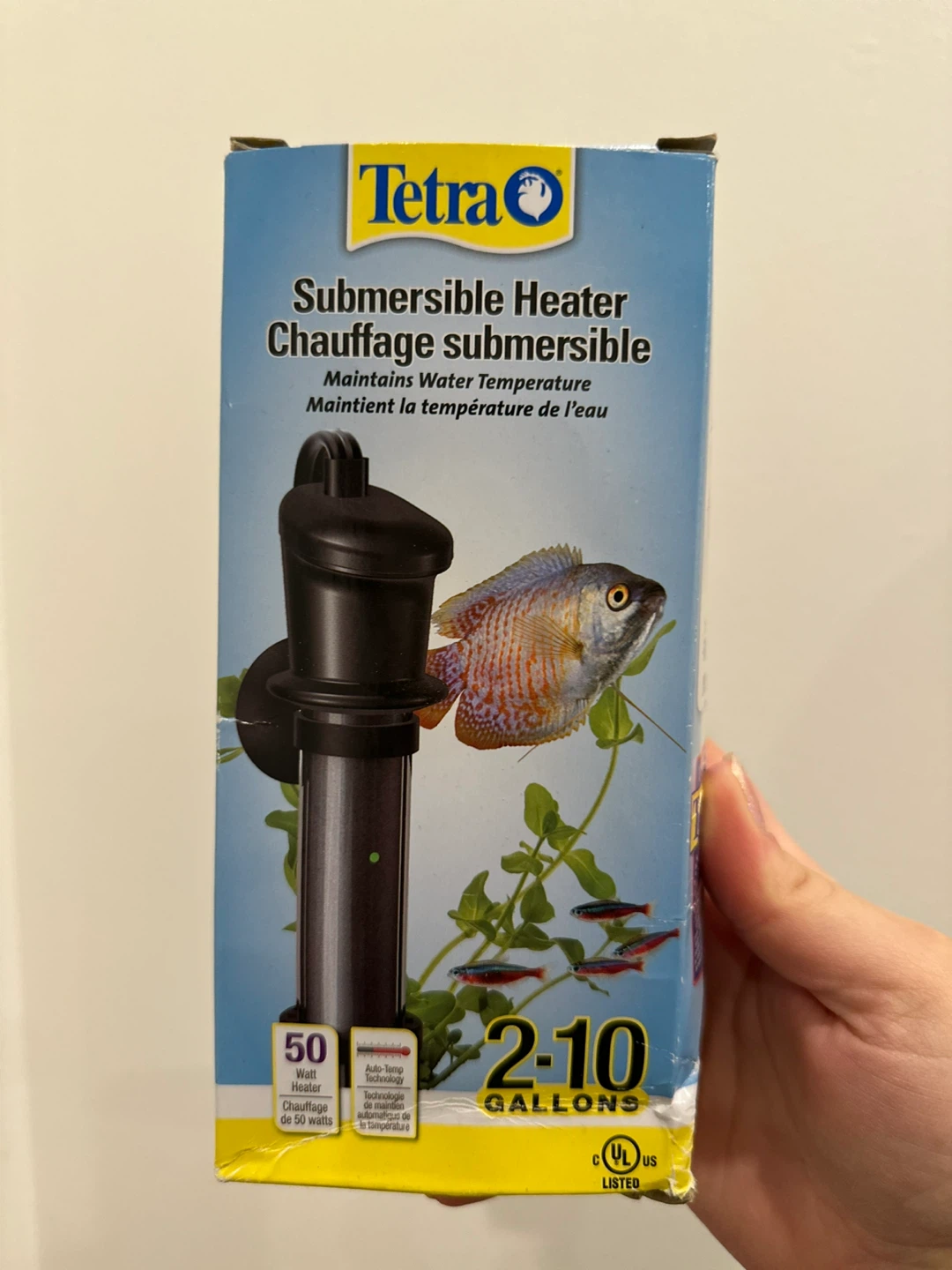 Water Heater- Tetra Submersible 2-10 Gallons