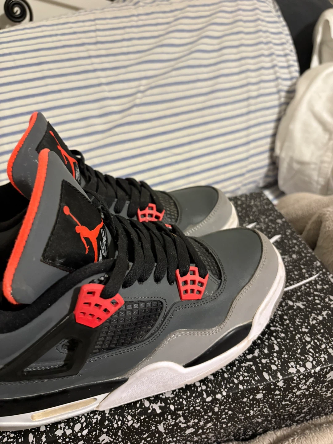 1:1 REPS Jordan 4 Retro Infrared - photo 2