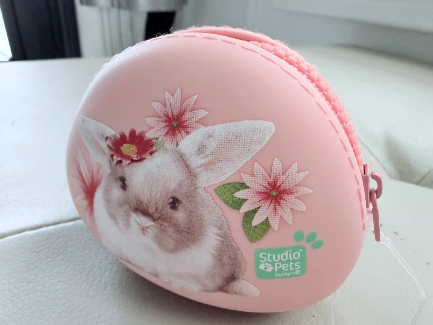 Bunny bubble coin purse girly print - photo 2