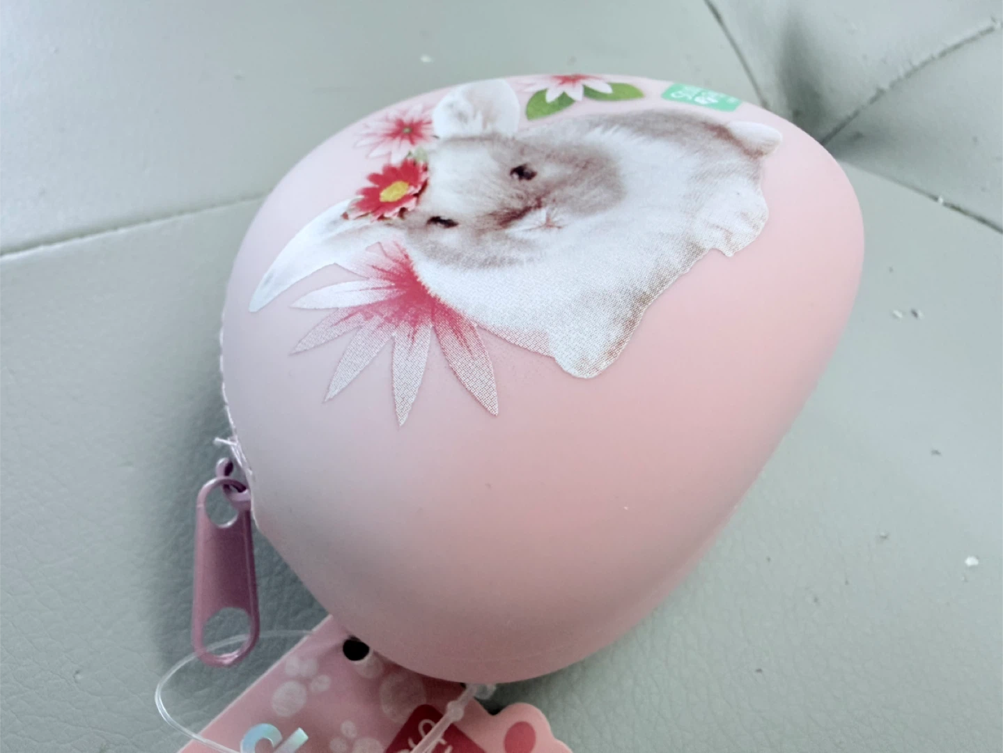 Bunny bubble coin purse girly print - photo 5