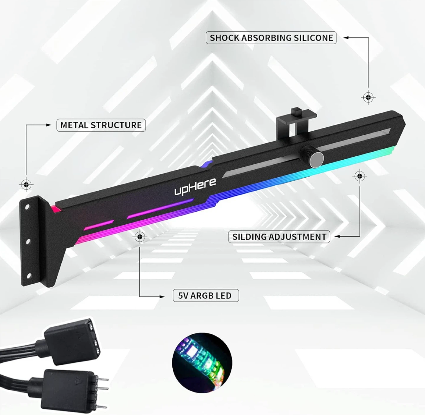 New ARGB Graphics Card GPU Brace Support - photo 2