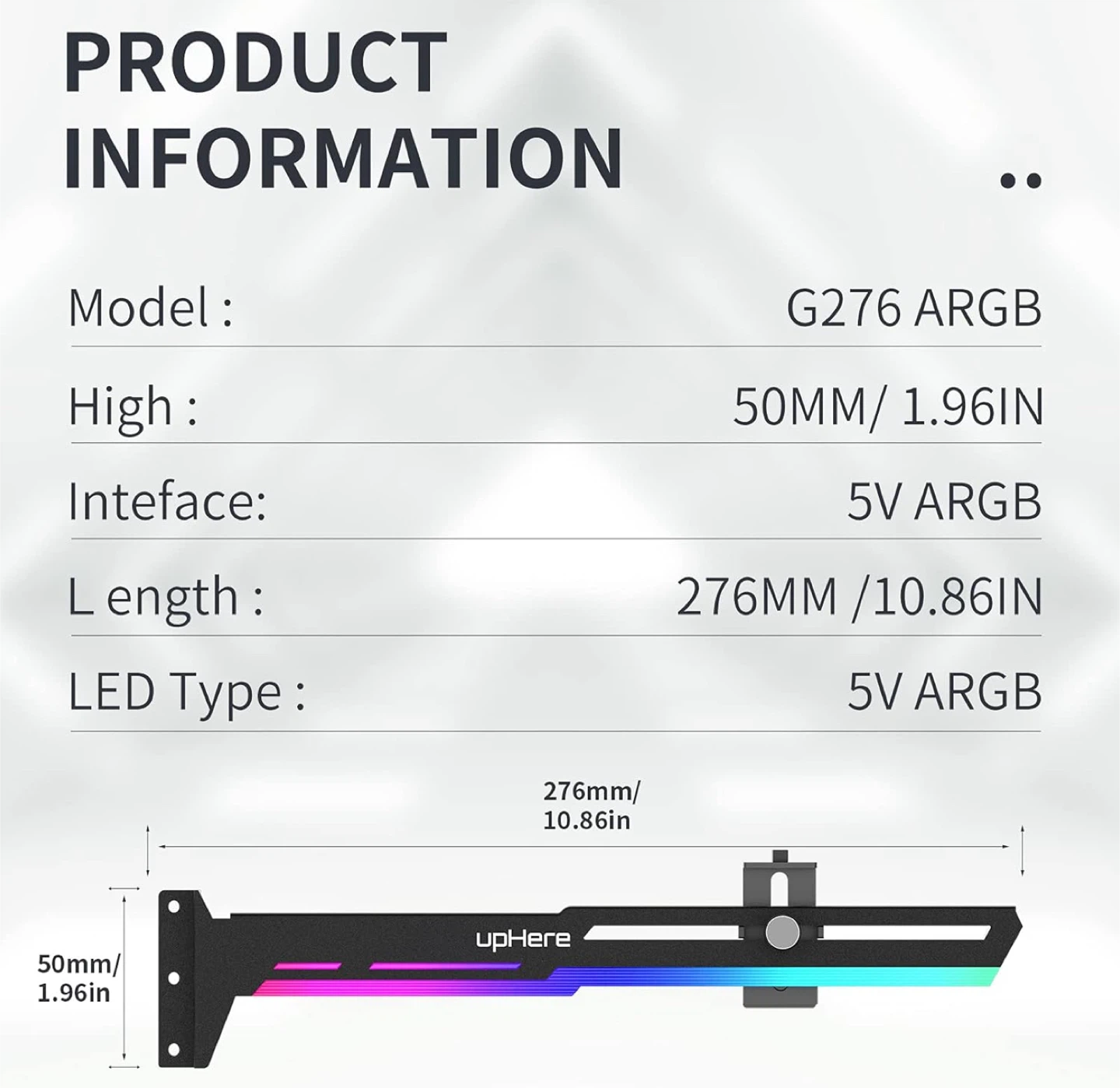New ARGB Graphics Card GPU Brace Support - photo 4