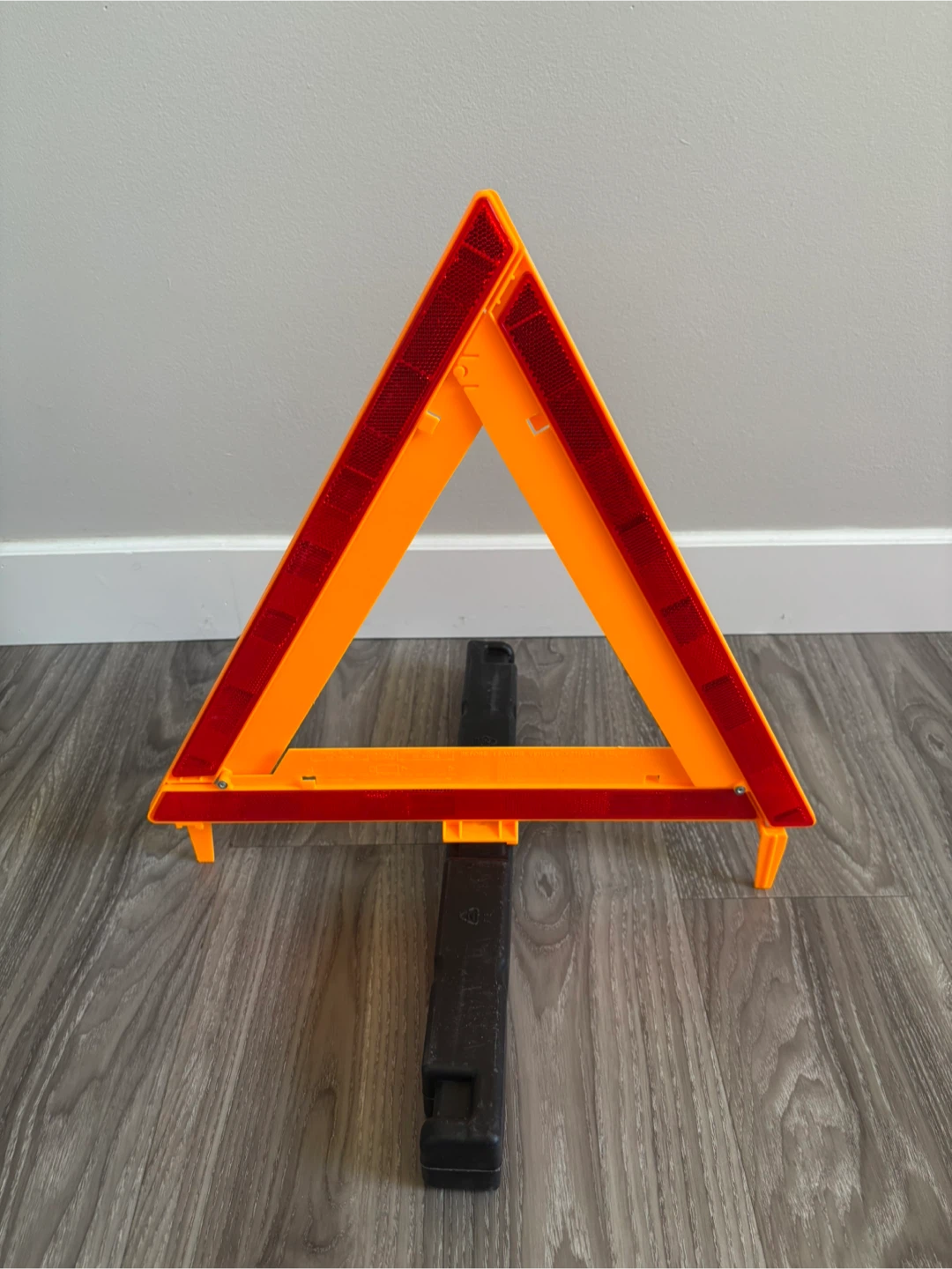 Emergency Warning Triangle Kit with Case - Orange/Red - photo 3