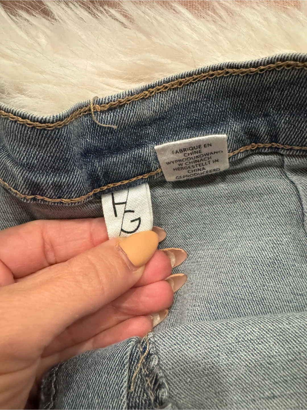 Happily Grey Denim Skirt - Size 5/26 - photo 5