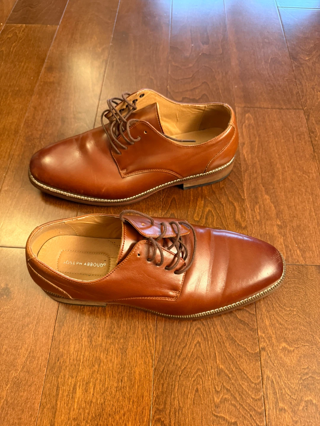 Joseph Abboud Brown Leather Dress Shoes - photo 5
