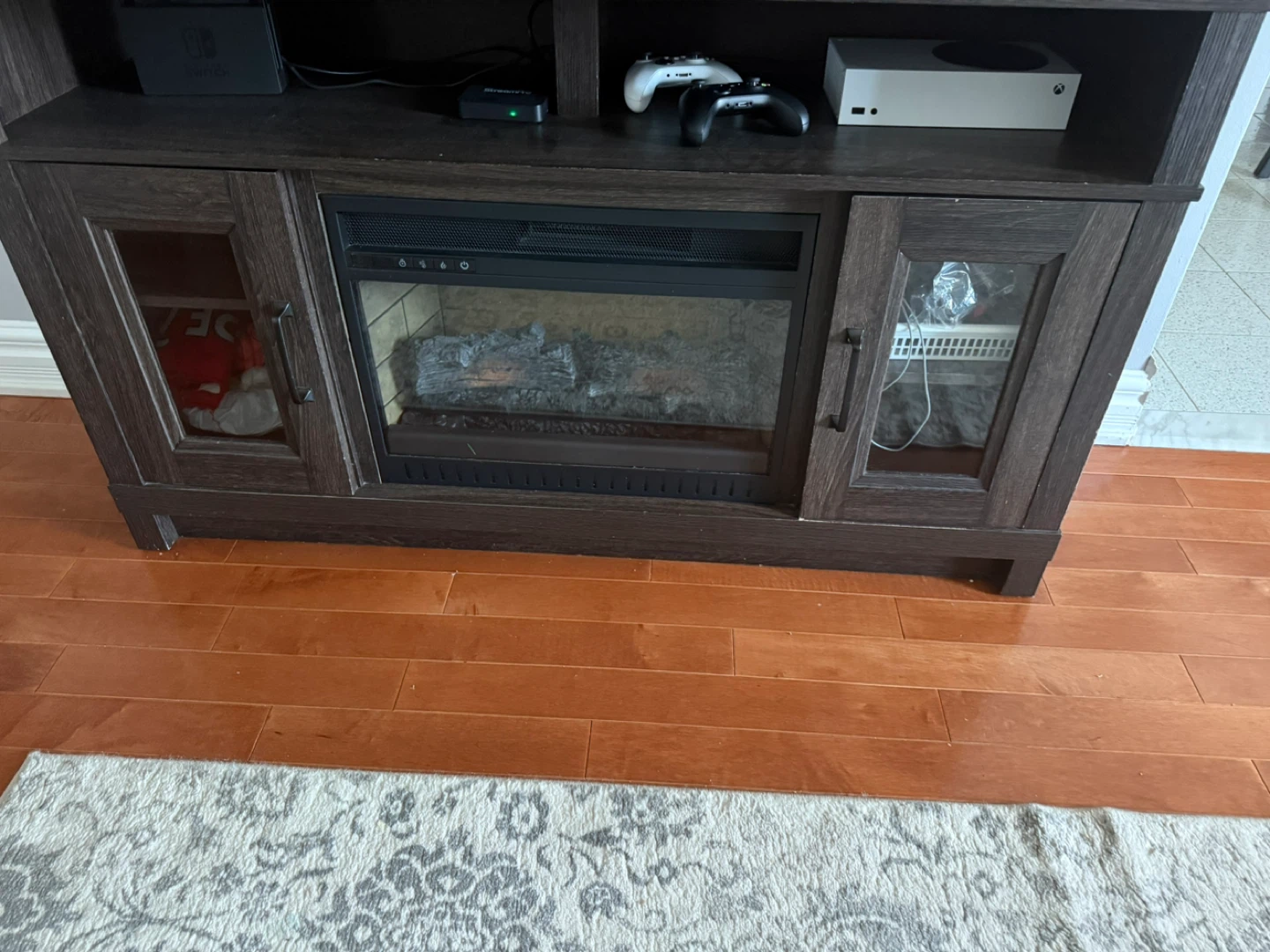 Fireplace TV stand - photo 2
