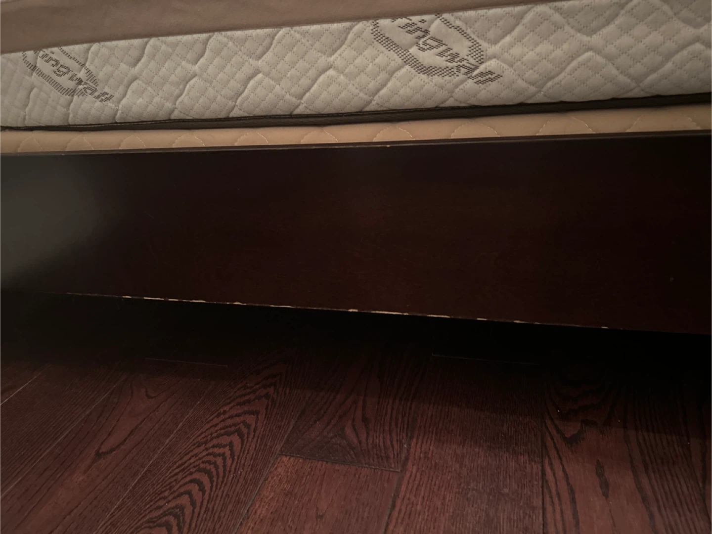 Queen Bed Set - frame and box spring only - photo 4