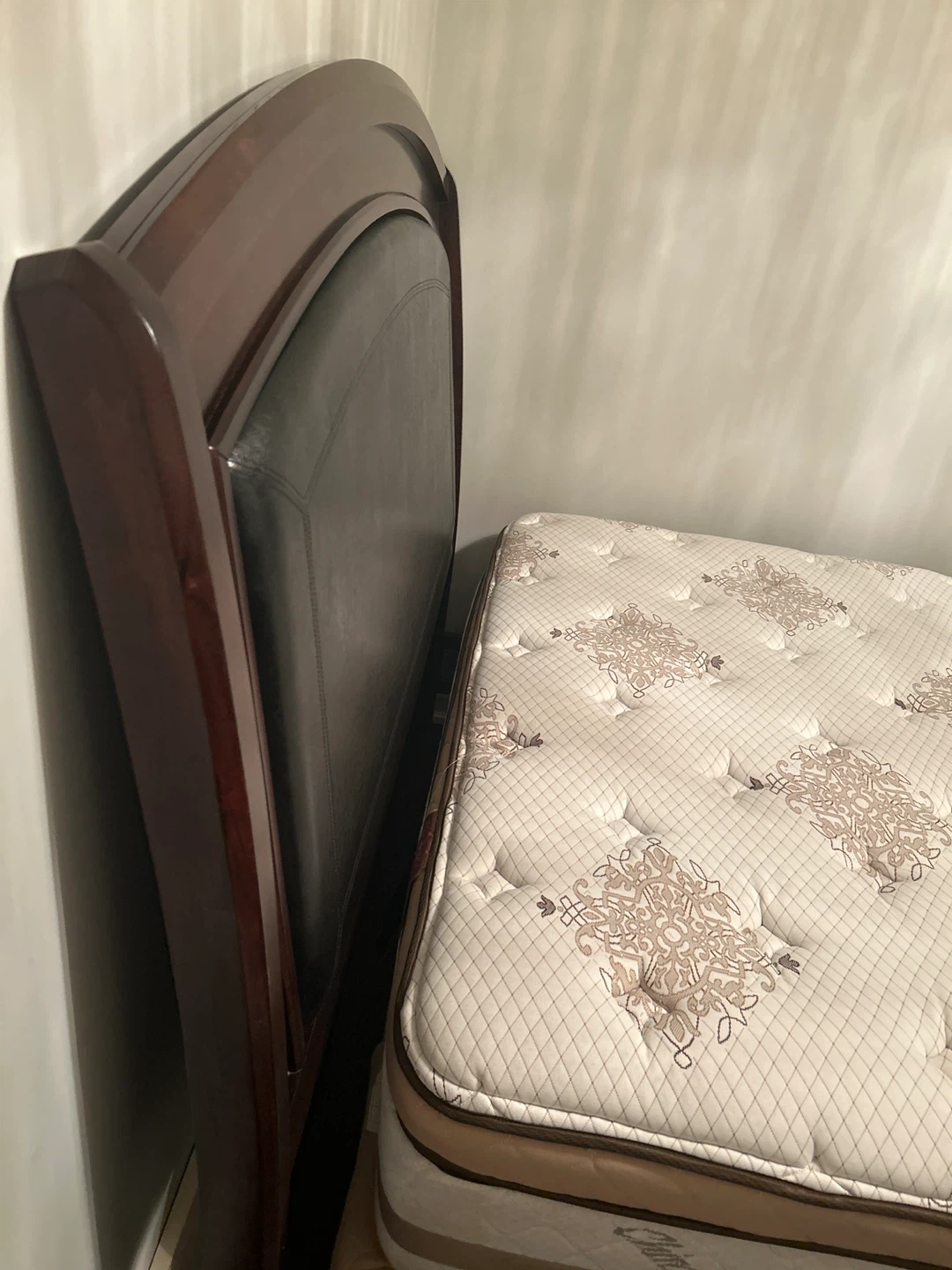Queen Bed Set - frame and box spring only - photo 3