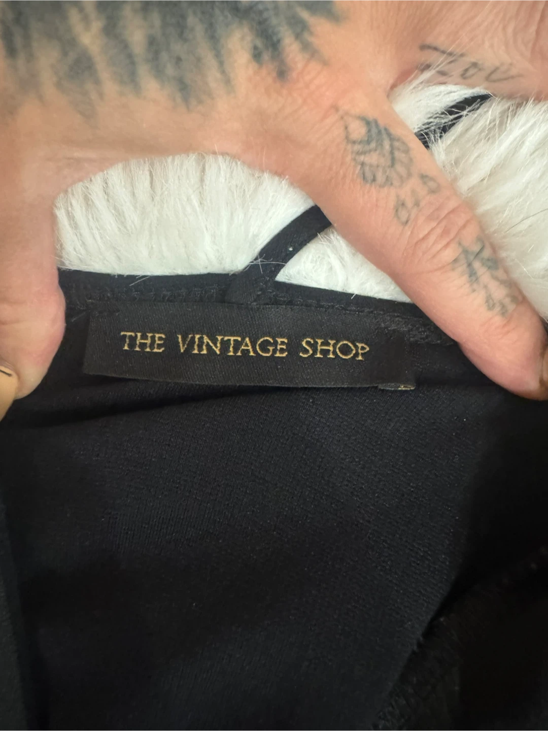 The Vintage Shop Black Dress, Size Medium - photo 5