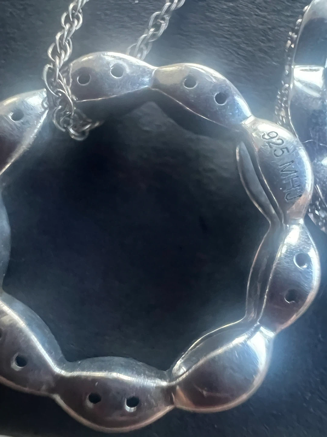 925 MHJ Silver Set with diamonds - photo 2