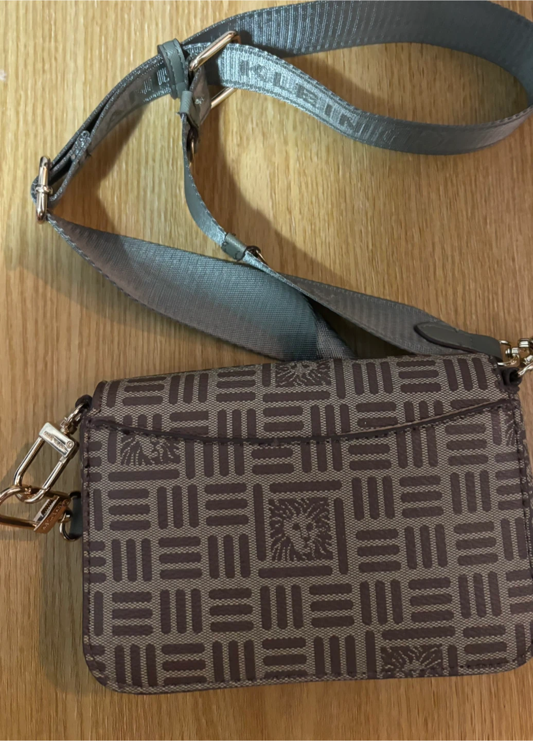 Anne Klein Brown Patterned Crossbody Bag - photo 3