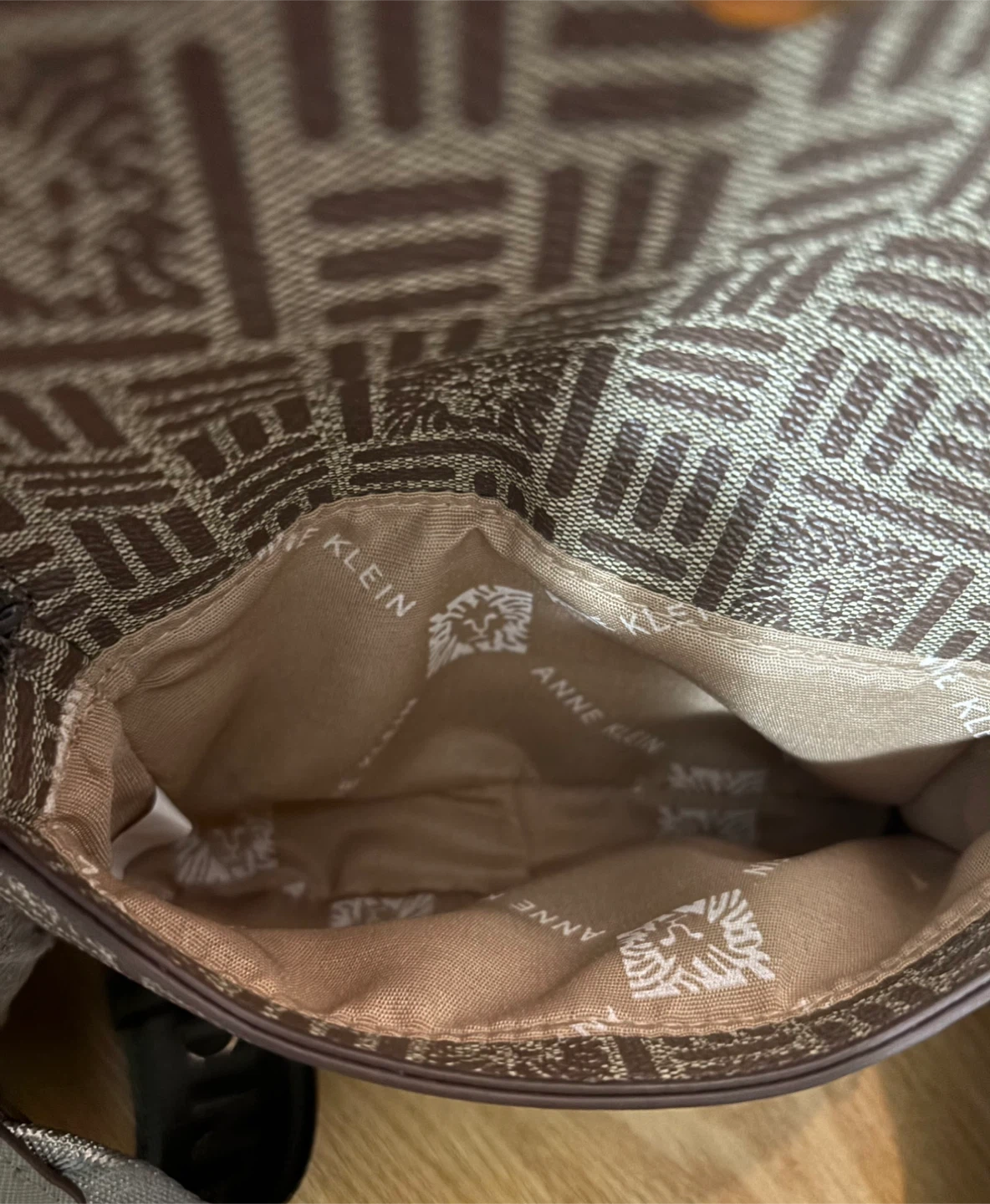 Anne Klein Brown Patterned Crossbody Bag - photo 4