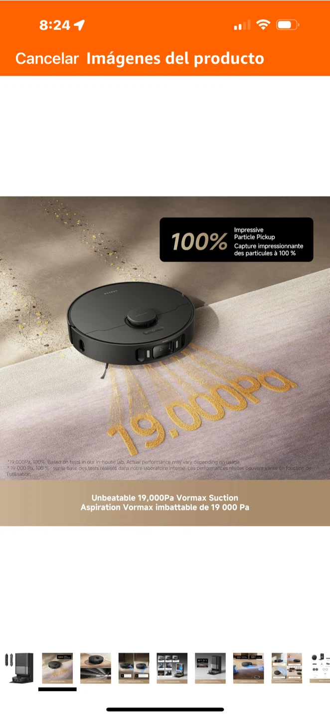 Dreame L20 Ultra Robot Vacuum and Mop - Like New! - photo 3