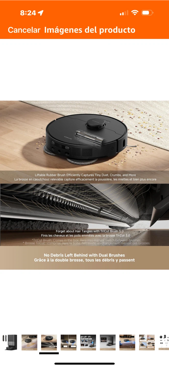 Dreame L20 Ultra Robot Vacuum and Mop - Like New! - photo 4