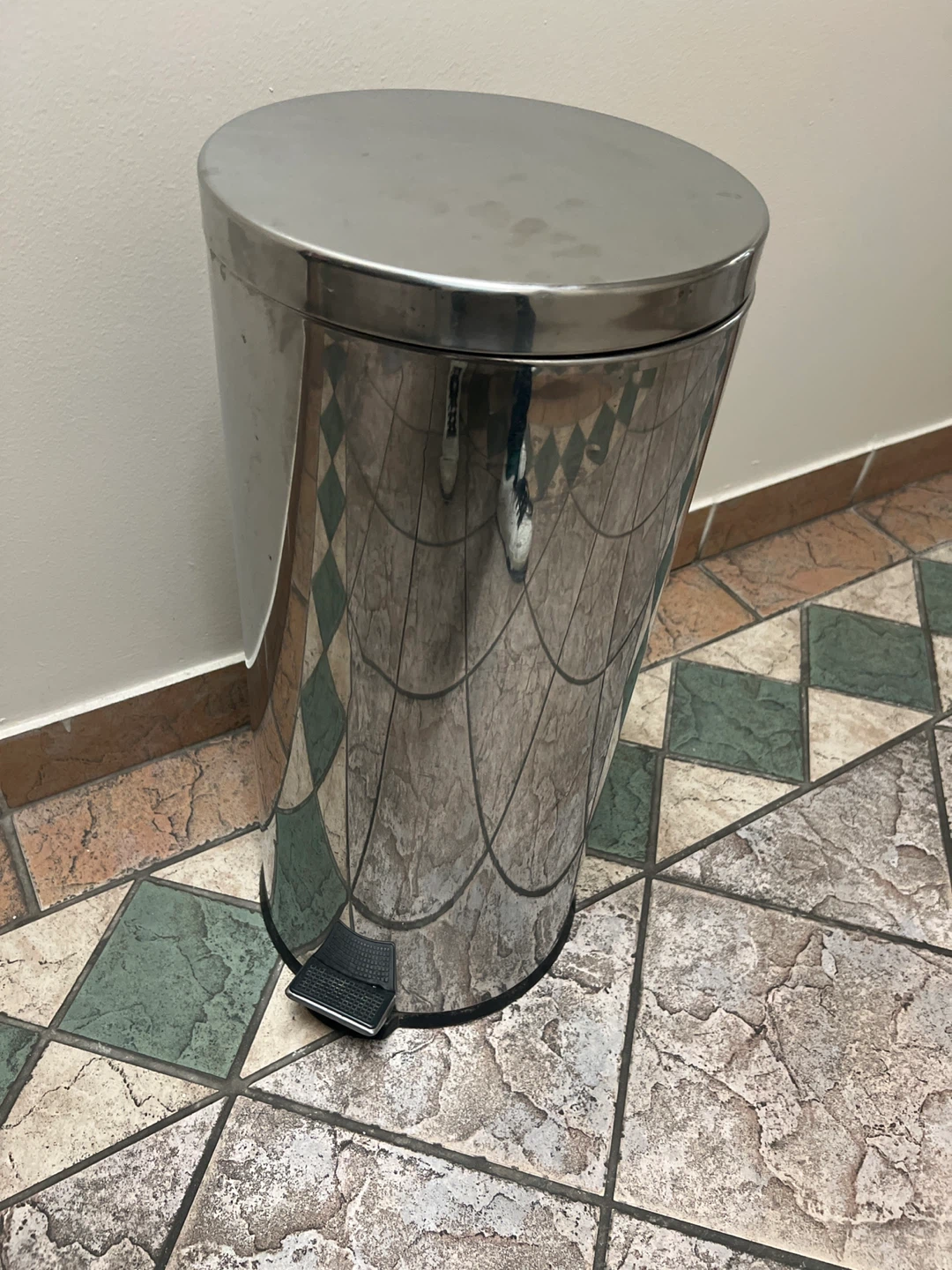 Stainless Steel Step-On Trash Can