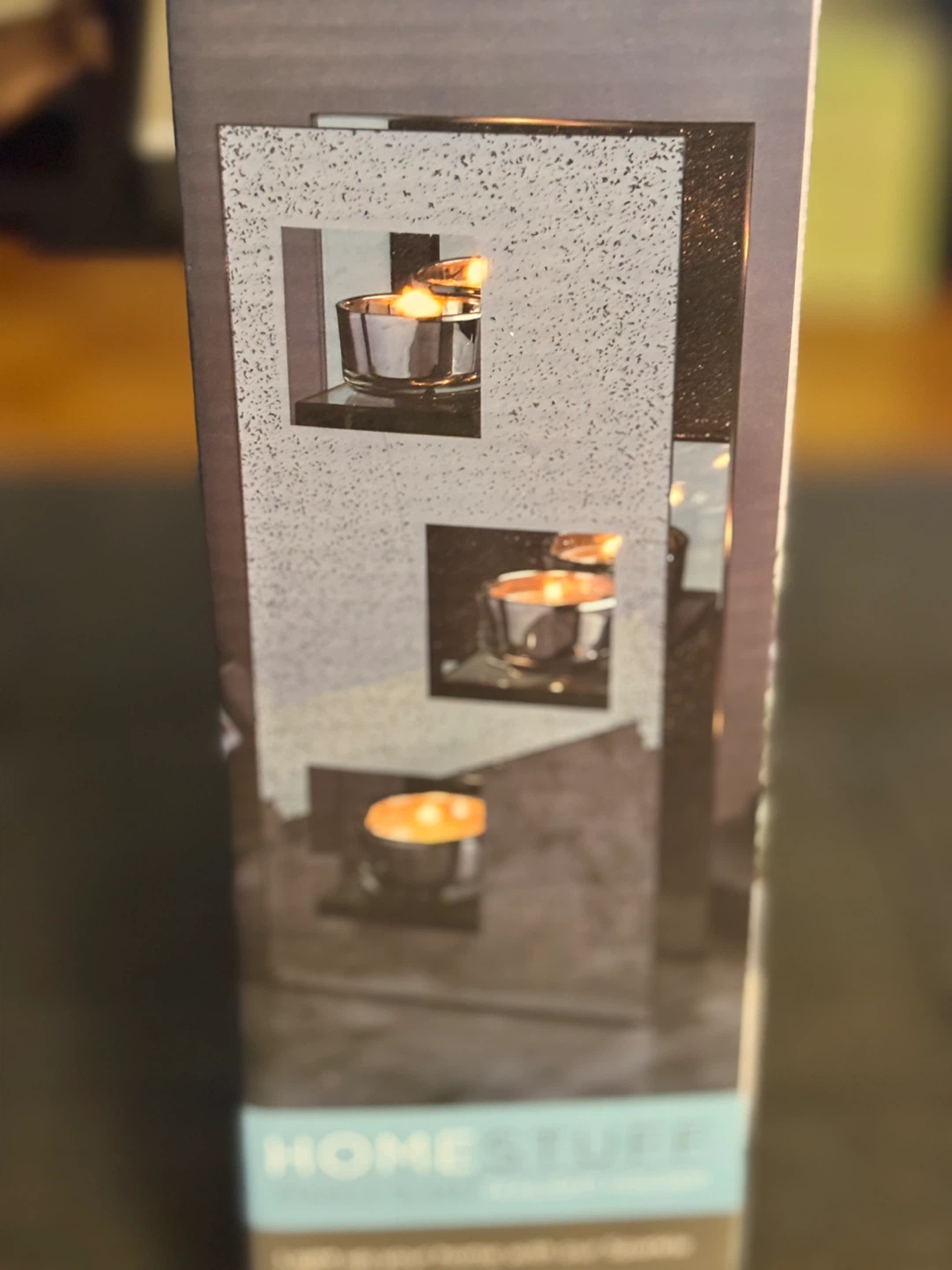 HOMESTUFF Sparkle Glass Tealight Holder - photo 4