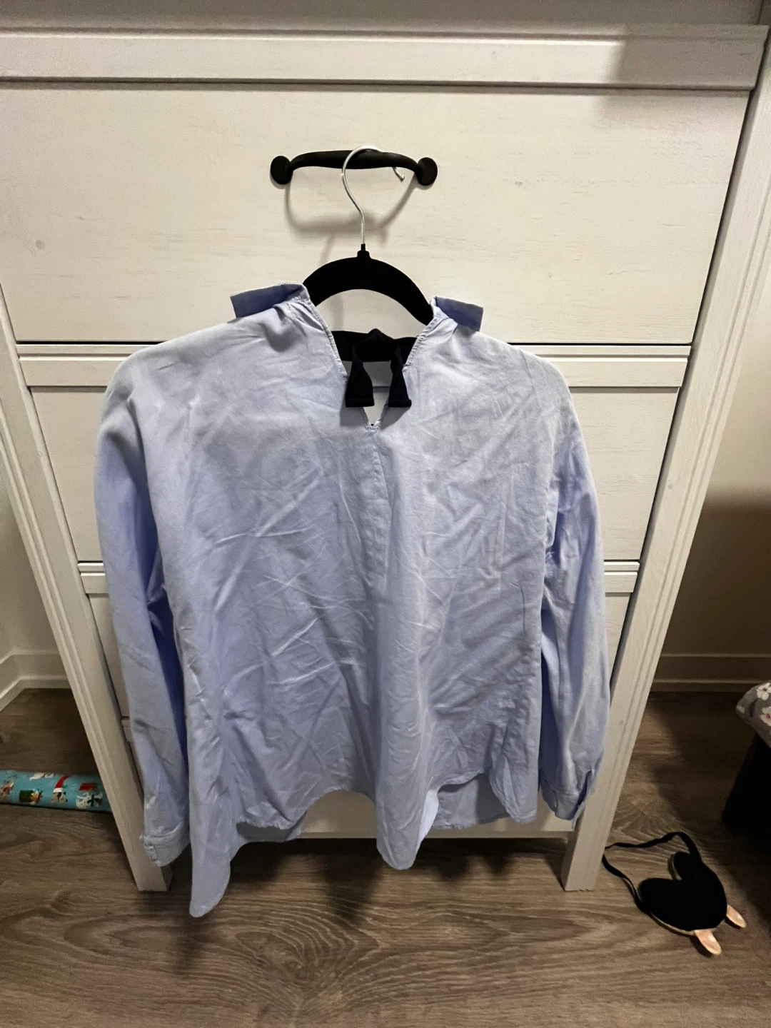 Blue Long Sleeve Blouse - photo 2