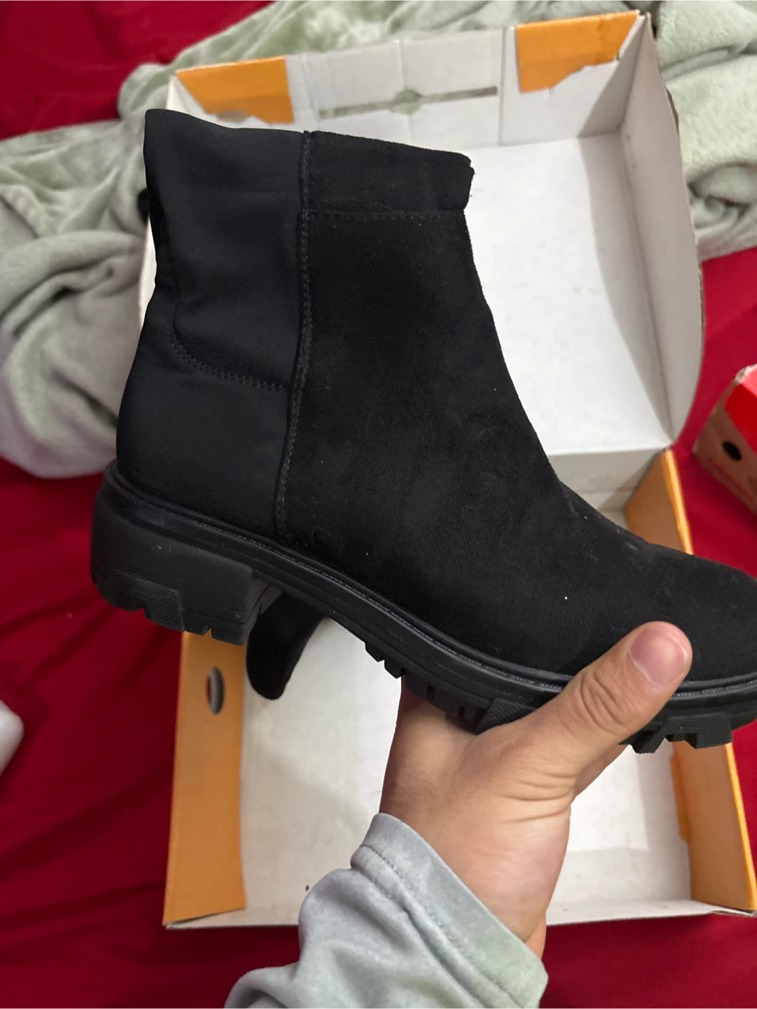 Unwaide-MB Black Ankle Boots - Size 7M - photo 3