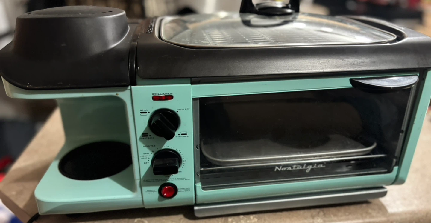 Nostalgia 3-in-1 Breakfast Station - Light Blue - photo 2