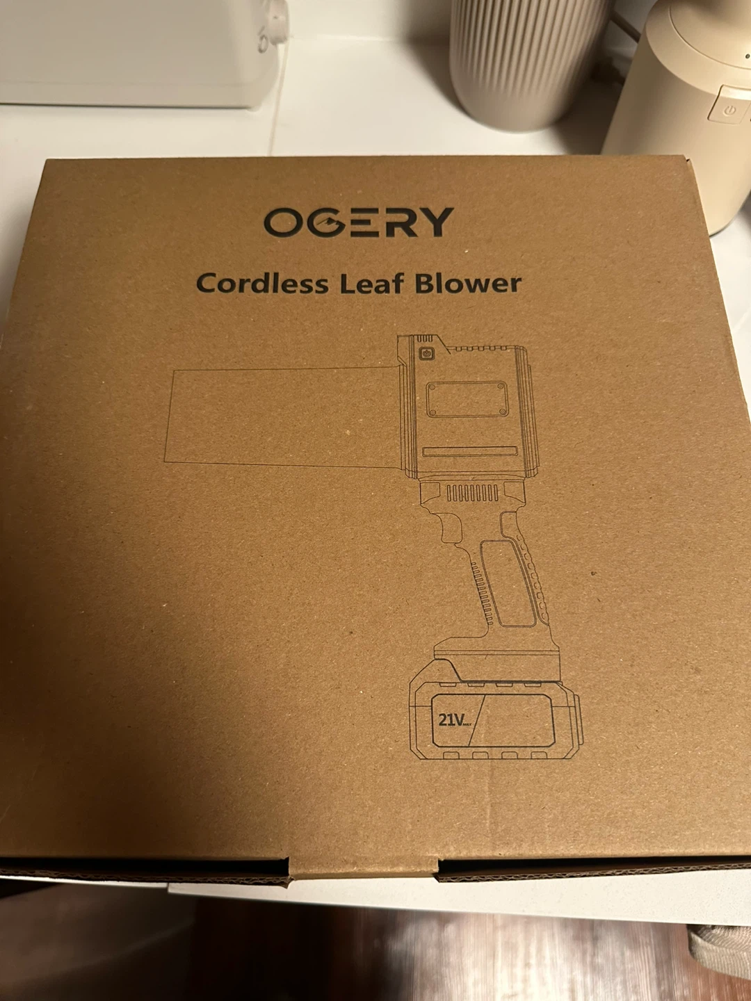OGERY Cordless with Lights Leaf Blower