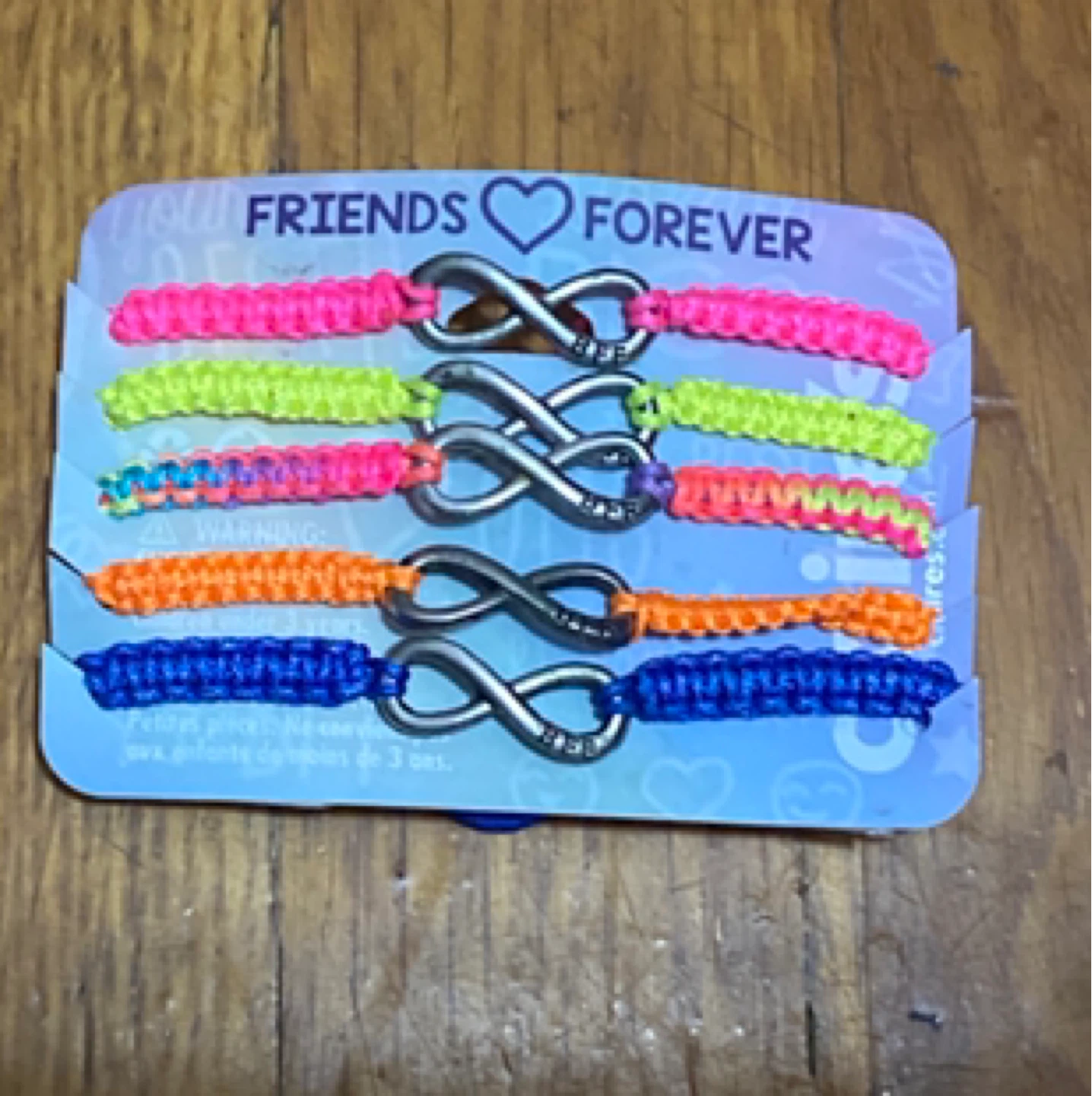 Claire’s Friends Forever Infinity Bracelets