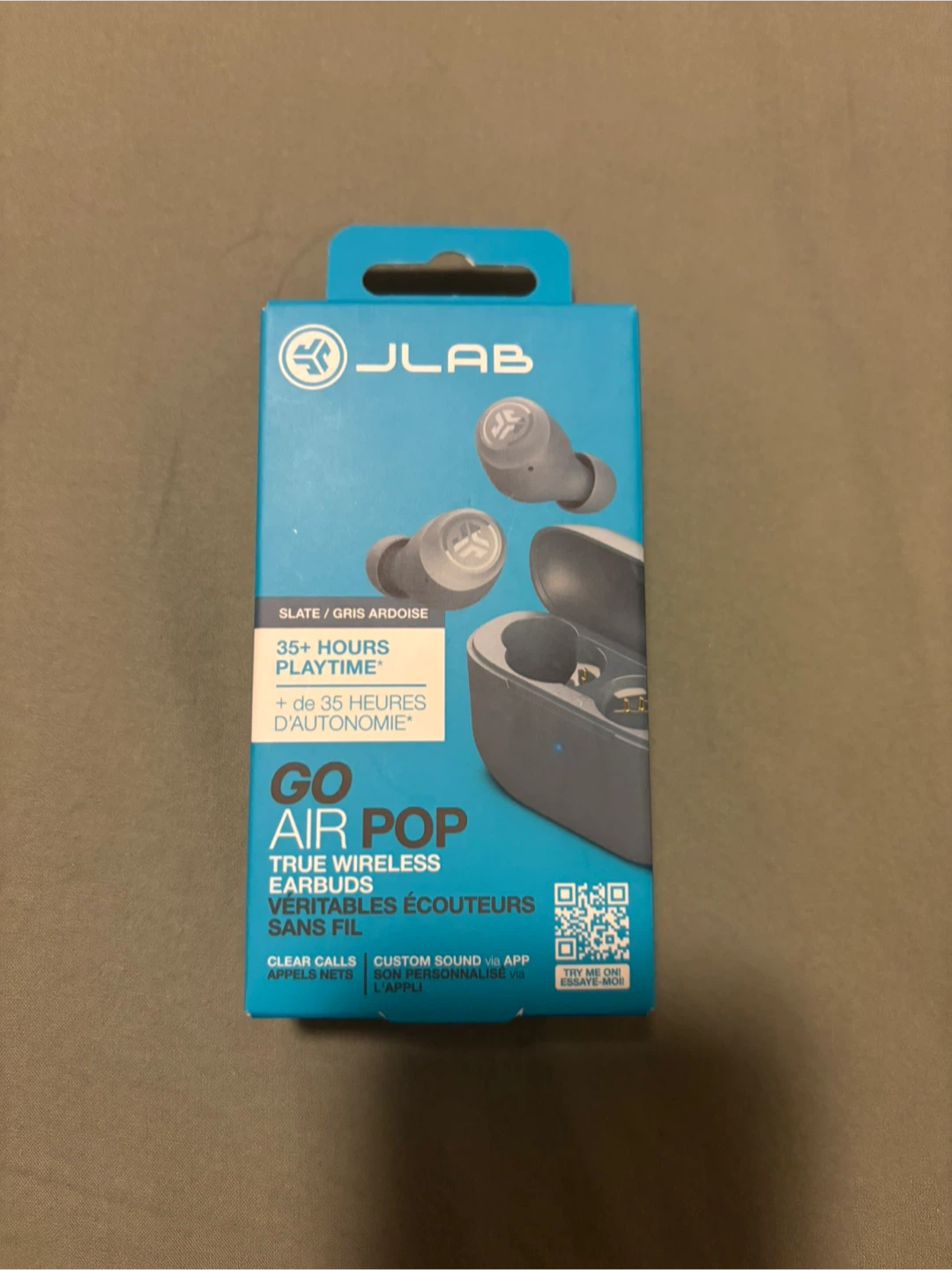 JLab Go Air Pop True Wireless Earbuds - Slate