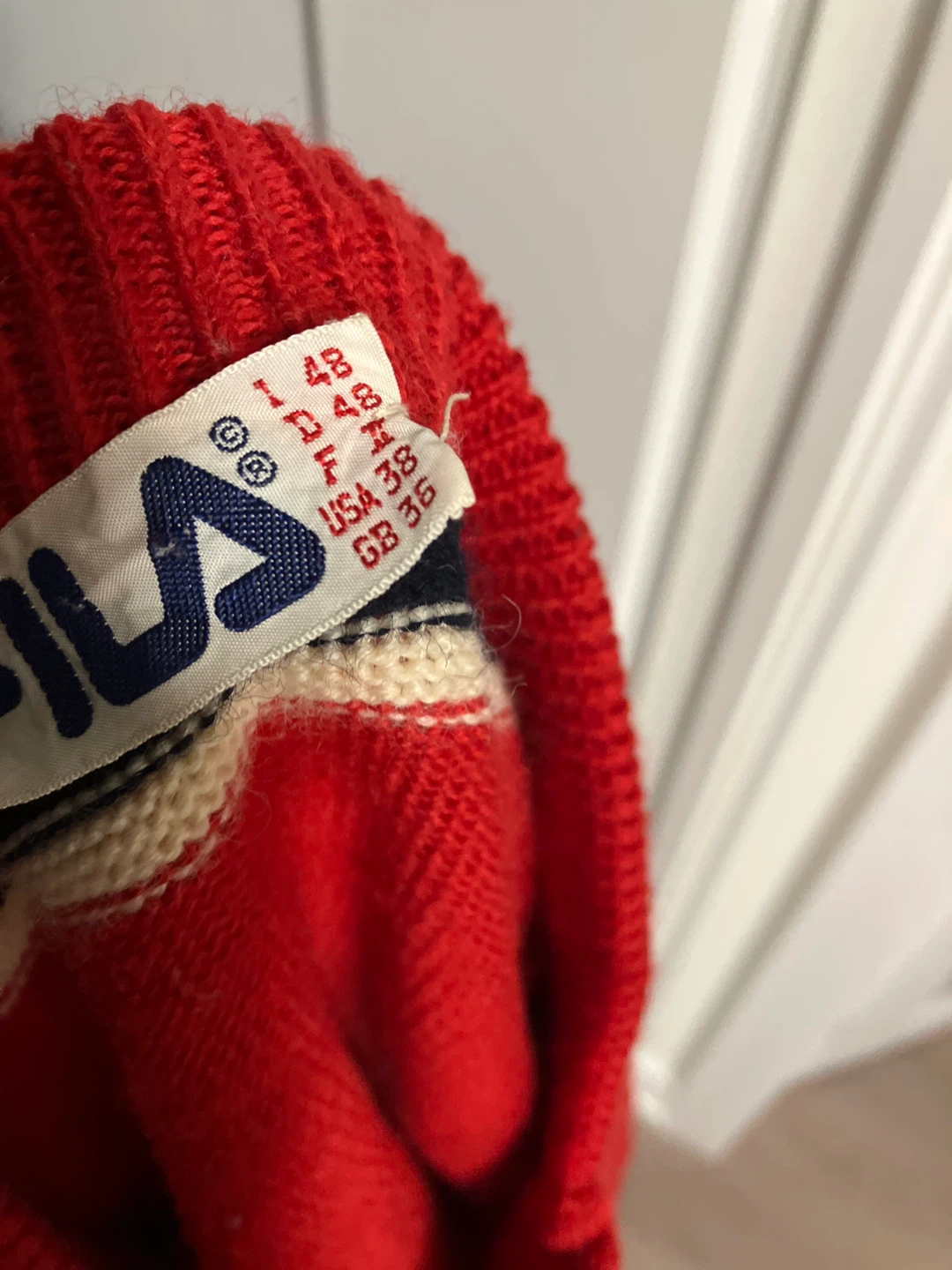 Fila Vintage Red Wool Blend Sweater - photo 3