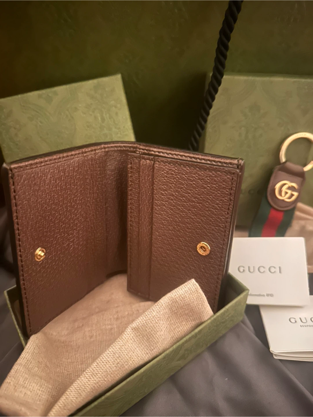 Gucci Ophidia GG Tri-Fold Wallet - Like New! - photo 4