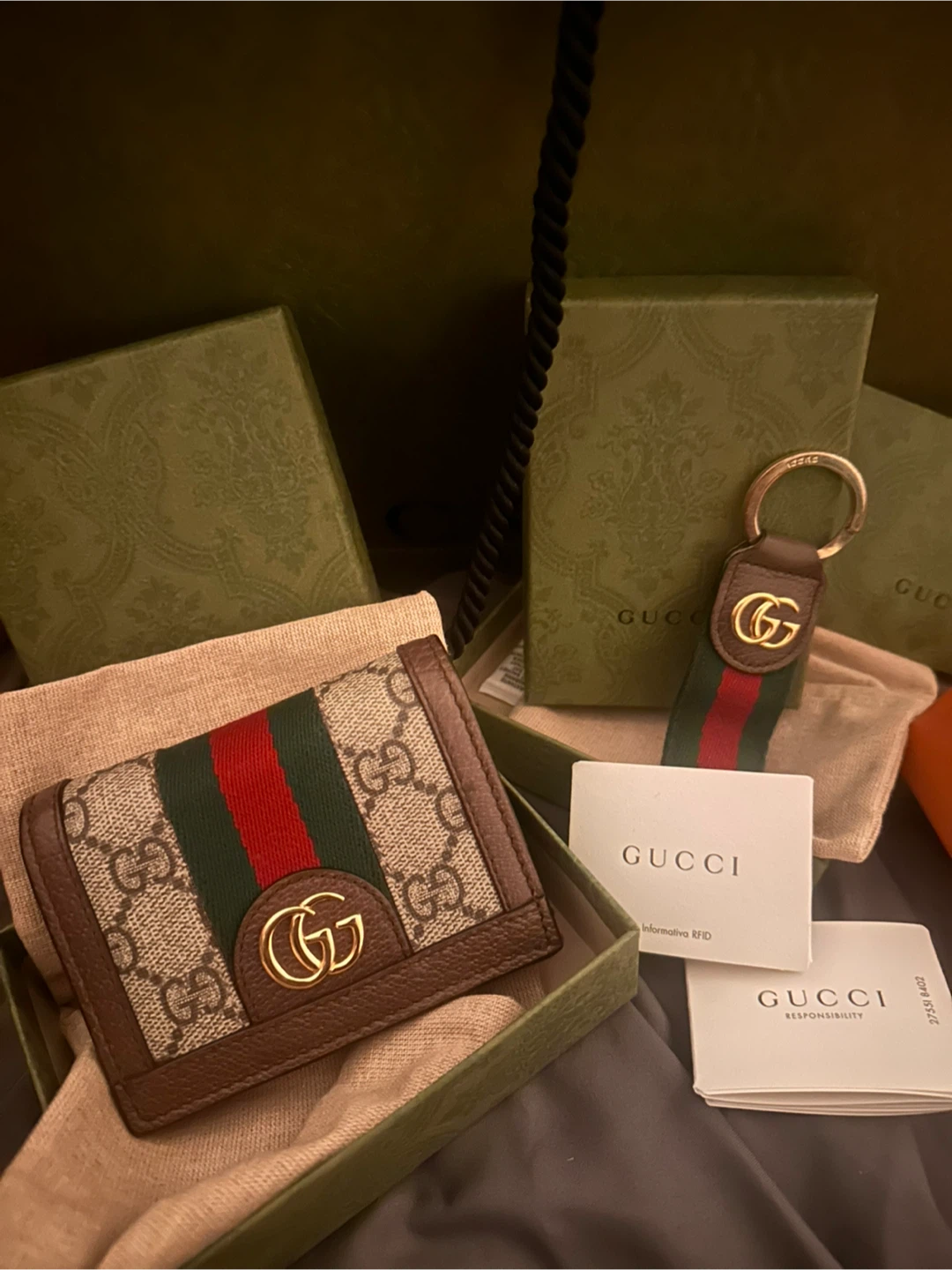 Gucci Ophidia GG Tri-Fold Wallet - Like New! - photo 2