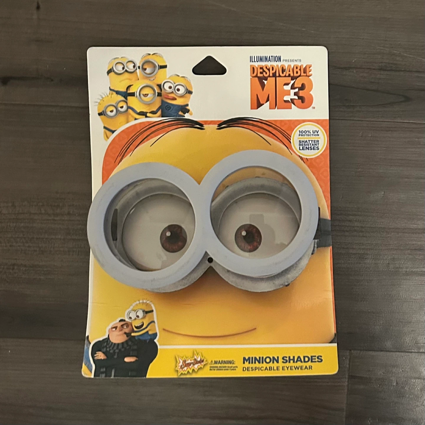 New Despicable Me 3 Minion Glasses