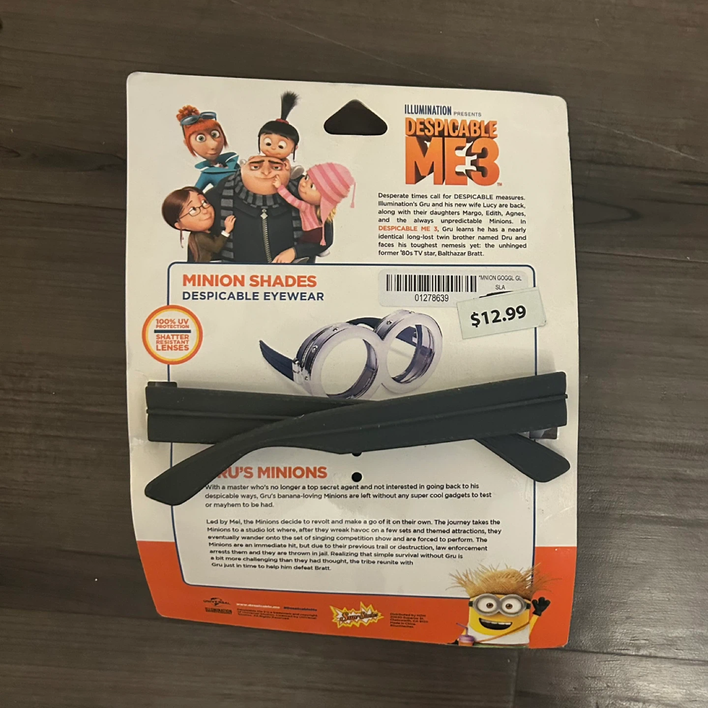 New Despicable Me 3 Minion Glasses - photo 2
