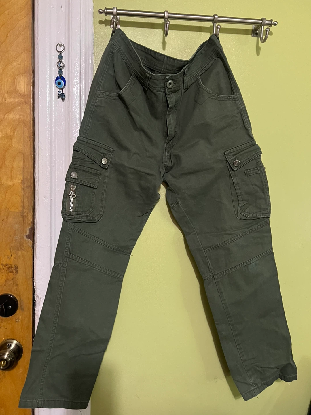 Cargo Pants - Olive Green, Size 33 - photo 2