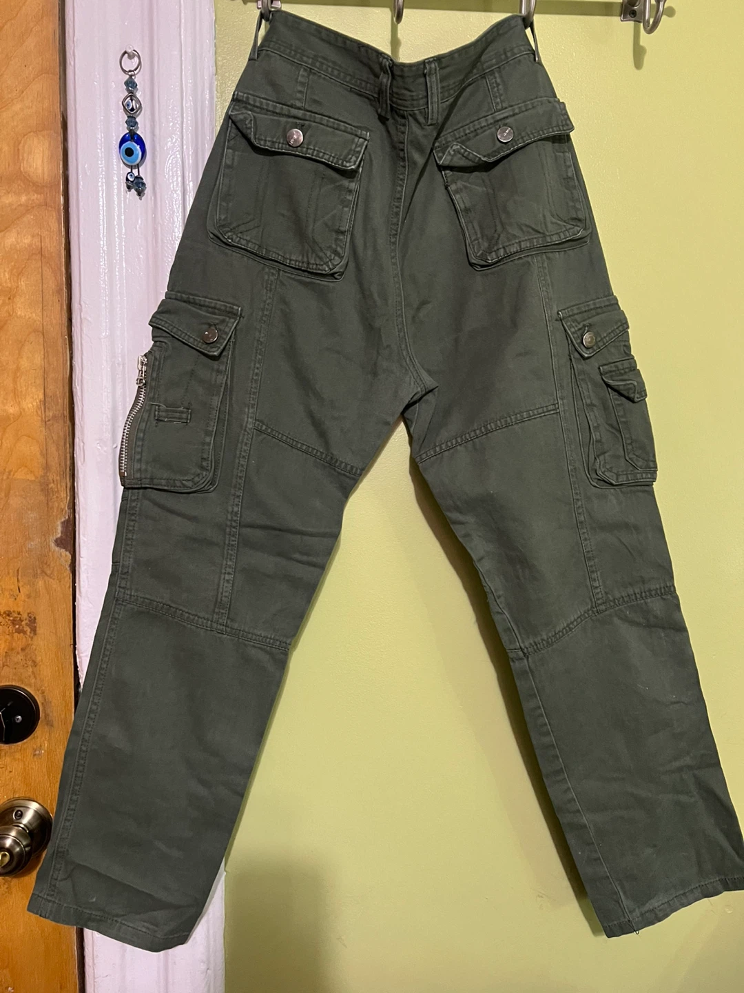 Cargo Pants - Olive Green, Size 33 - photo 3