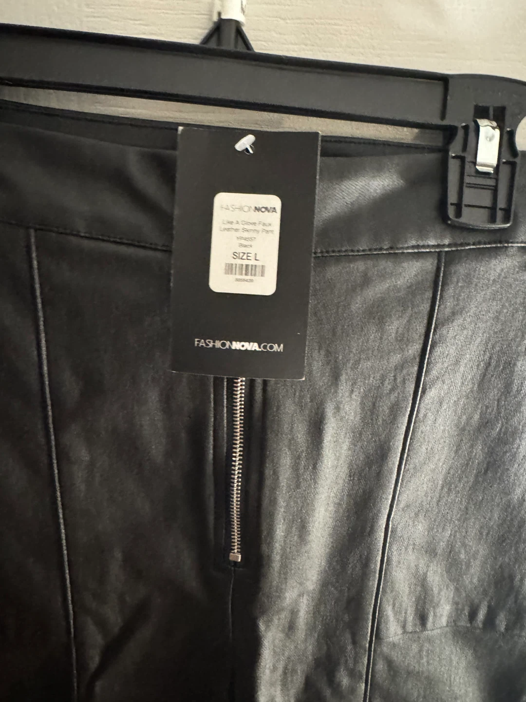Fashion Nova Live A Glove Faux Leather Pants- Size L