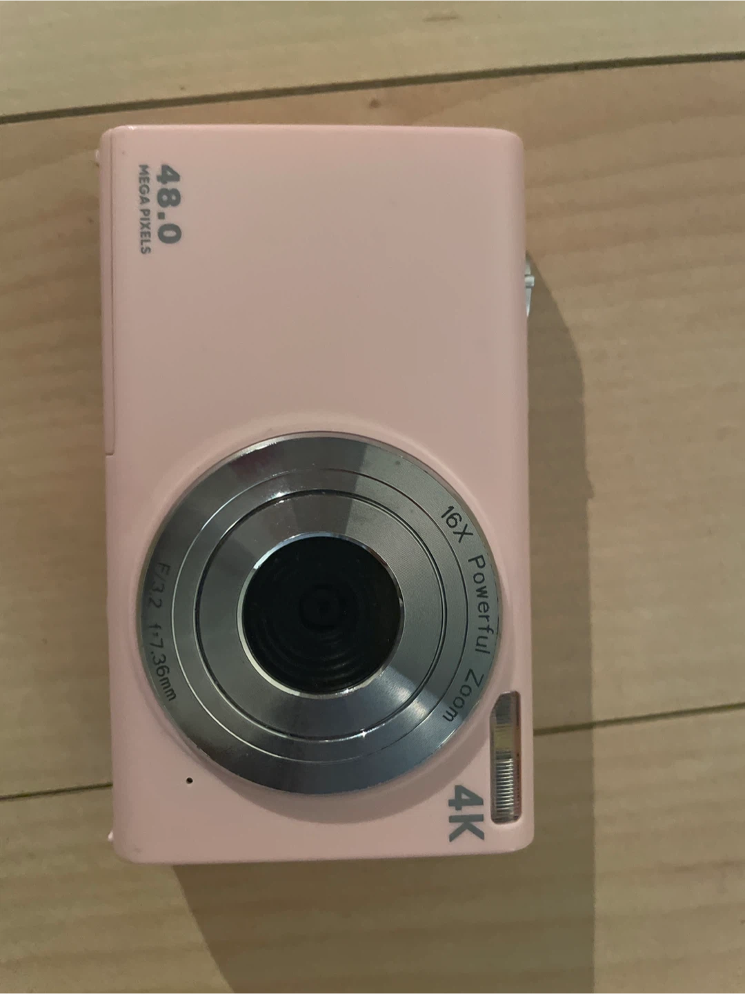 Pink 4K Digital Camera with charger - photo 2