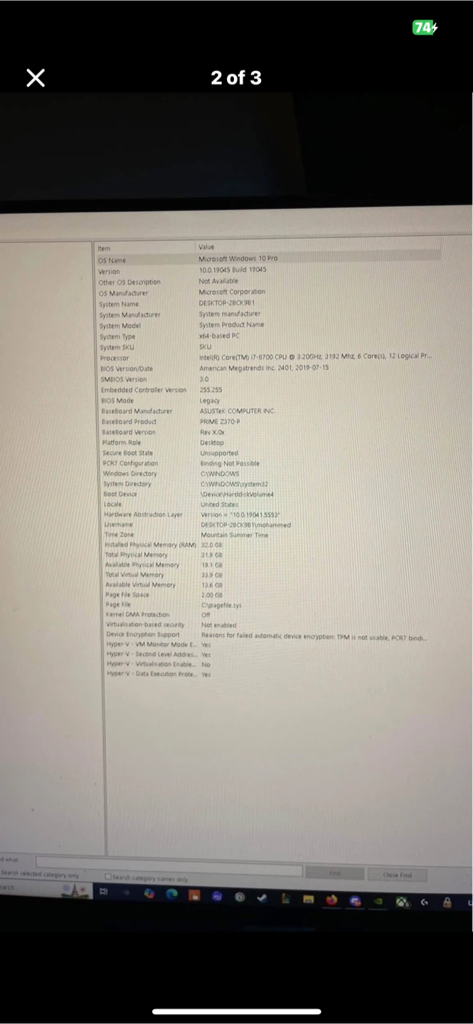 Custom Desktop PC - Windows 10 Pro