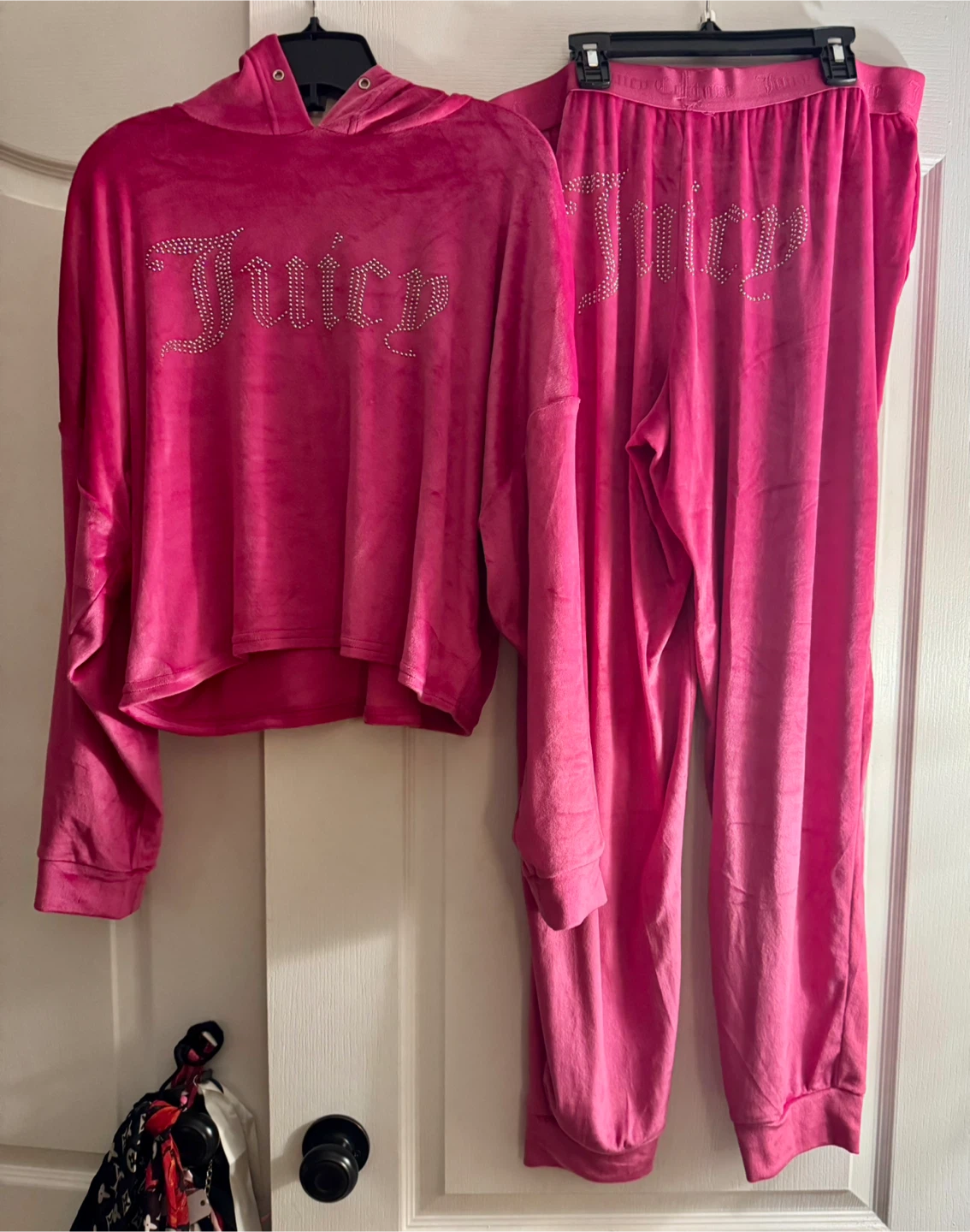 Juicy Couture Pink Velour Tracksuit