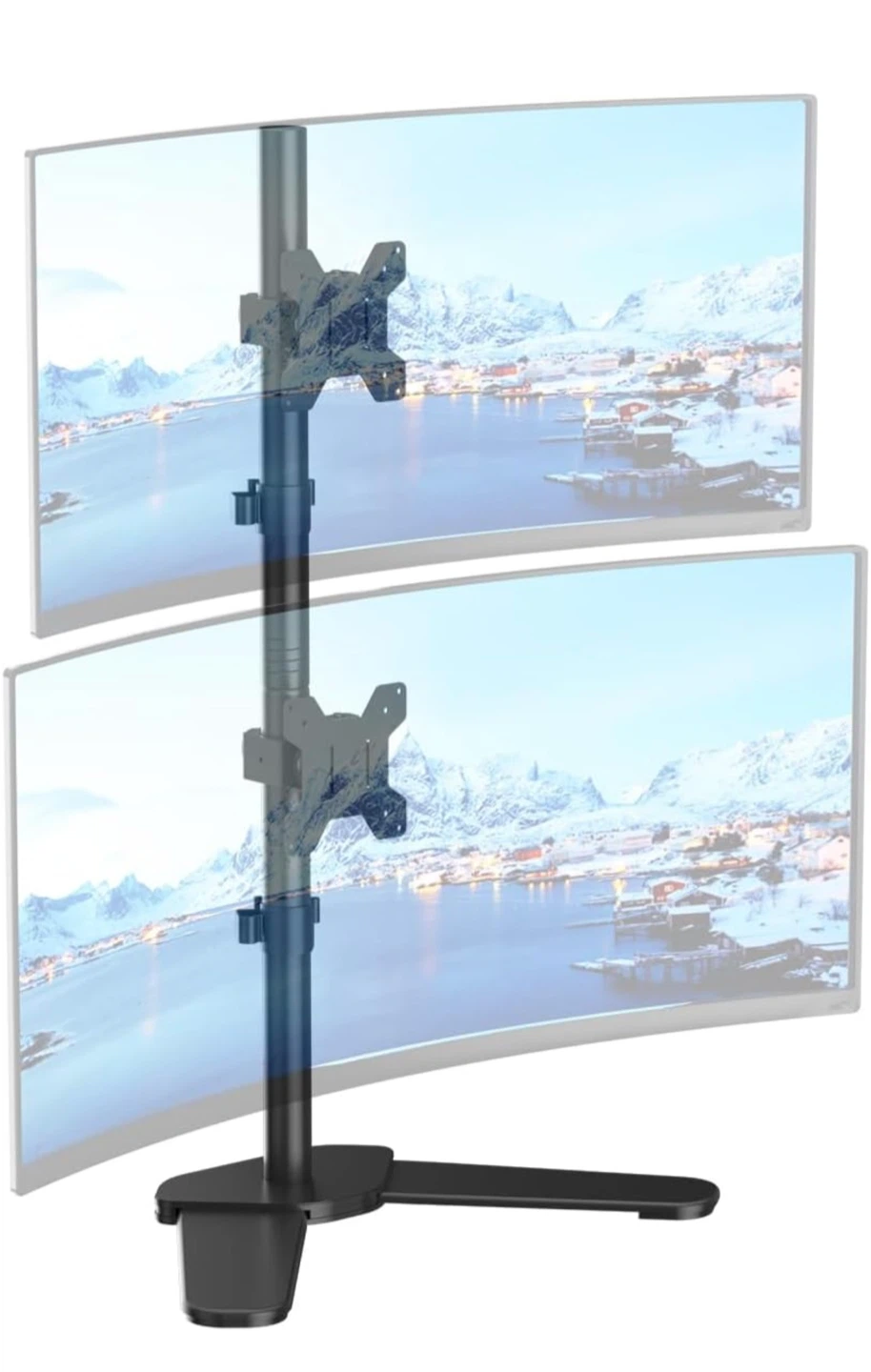 Dual Monitor Stand Black 32” VESA 100 mm - photo 5