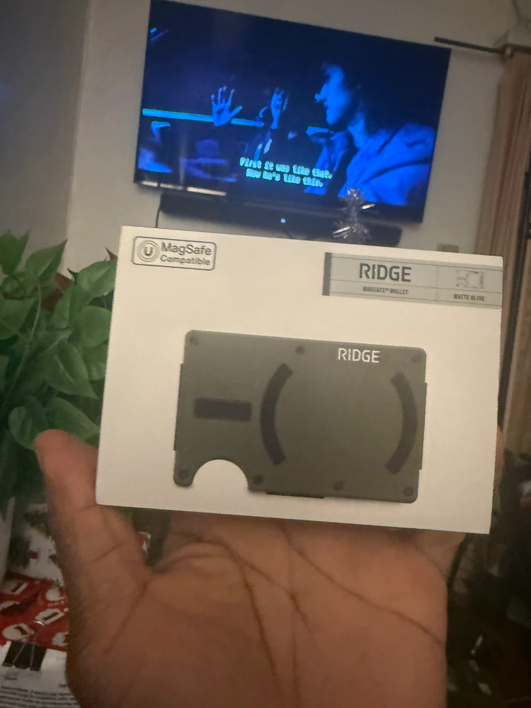 Ridge MagSafe Wallet - Matte Olive