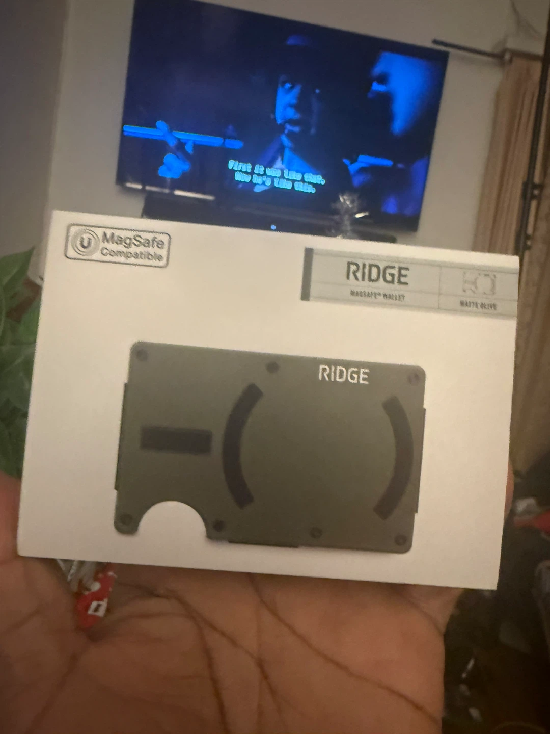 Ridge MagSafe Wallet - Matte Olive - photo 3