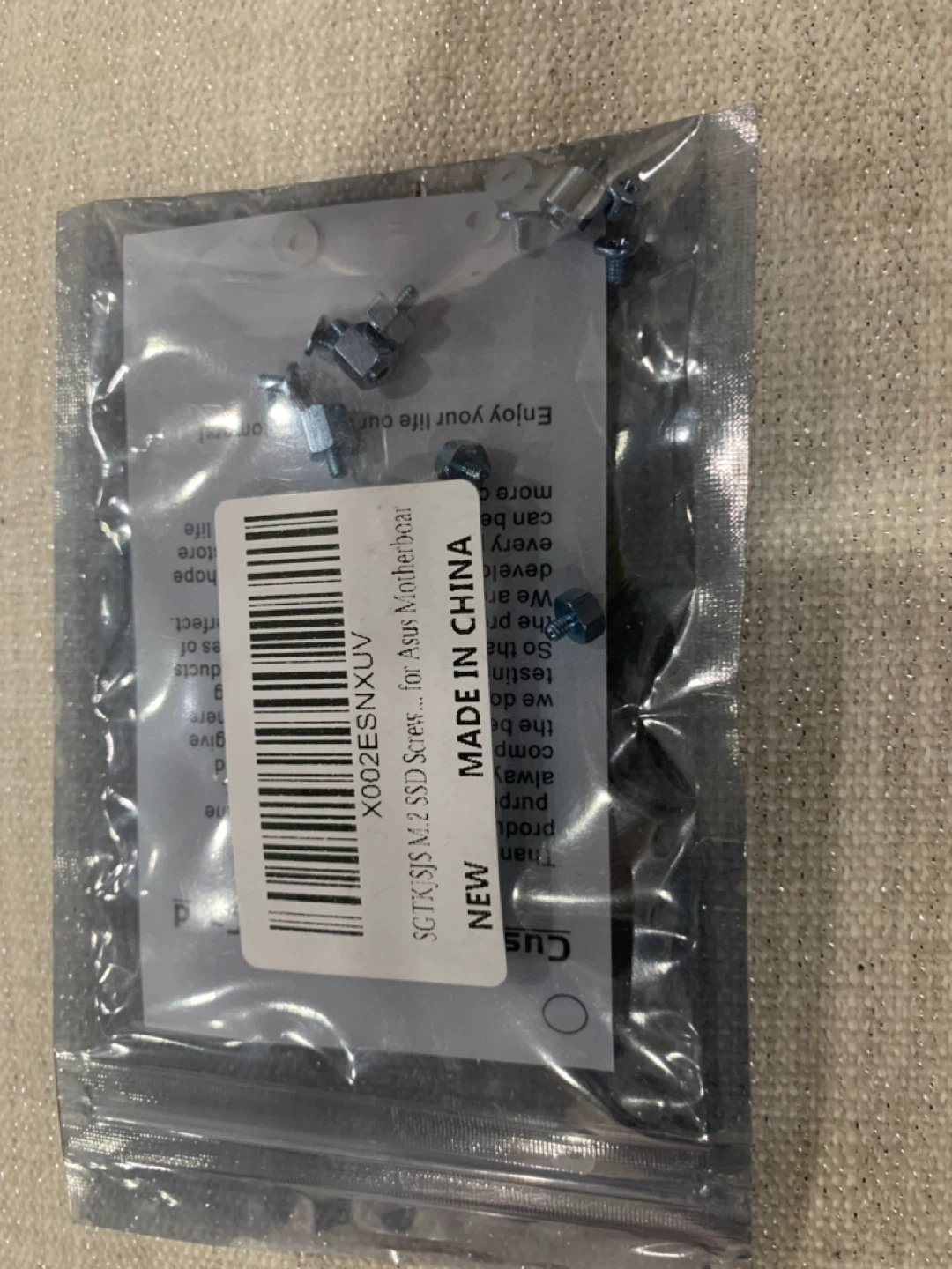 NEW SGTK/SJS M.2 SSD Screw Kit for Asus Motherboard - photo 3