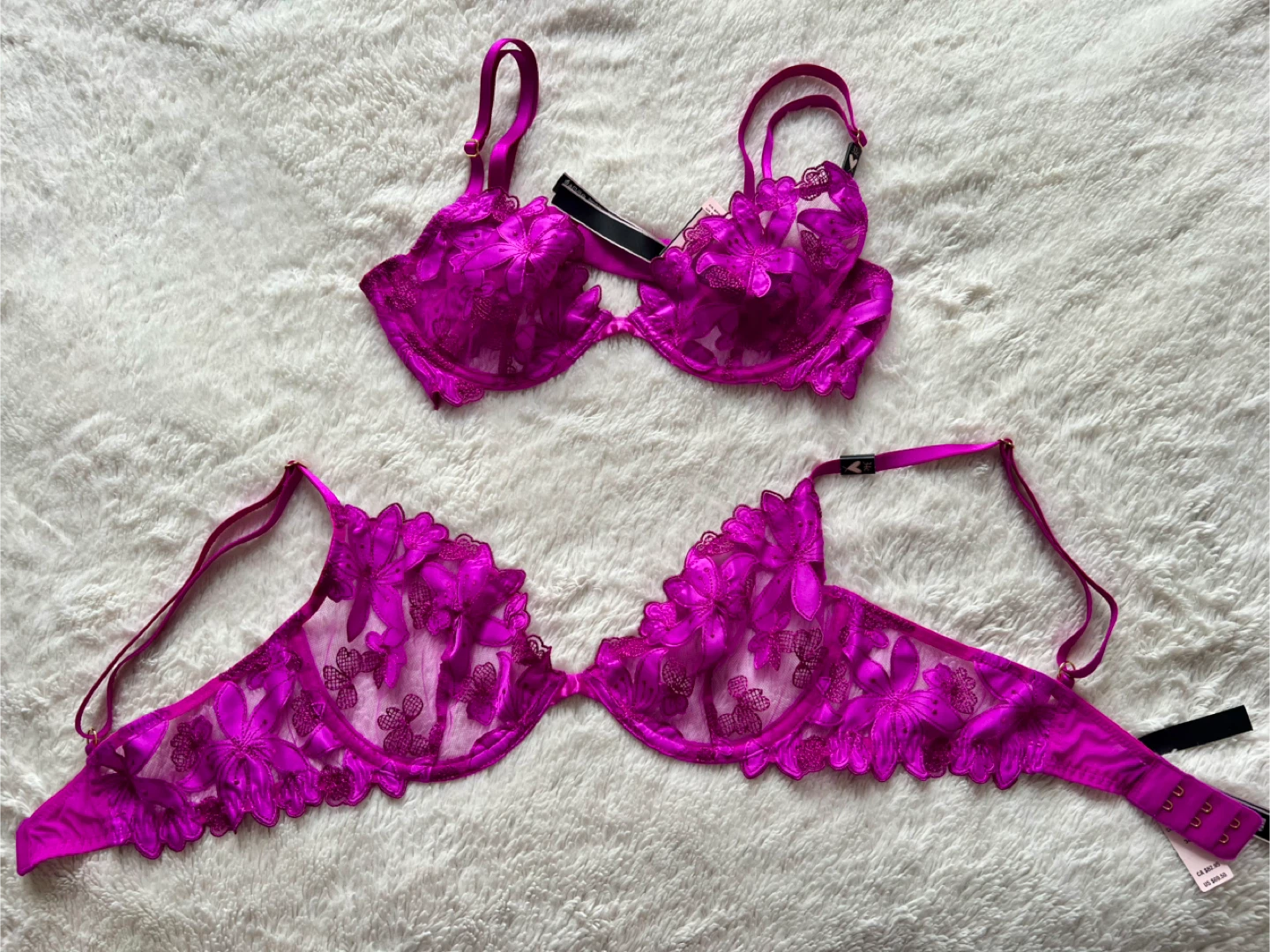 Victoria's Secret Purple Floral Bra