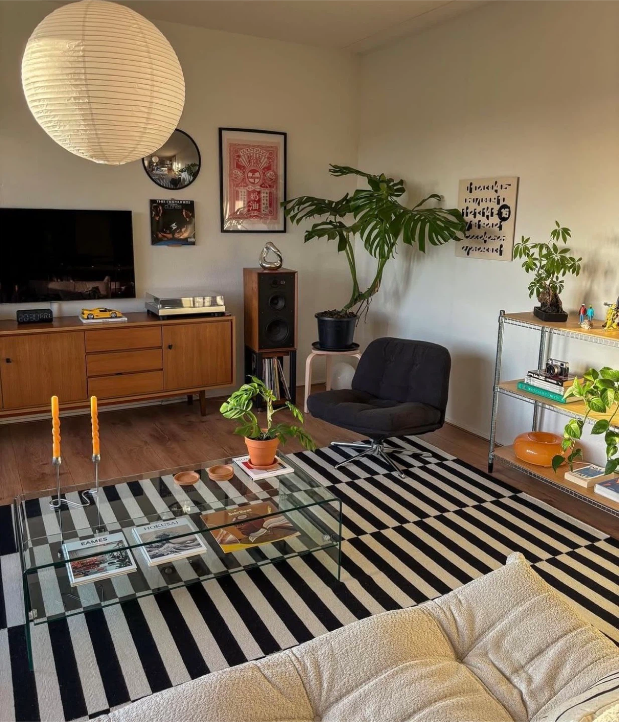 Viral IKEA Stockholm Rug - Grey/Off White - photo 4