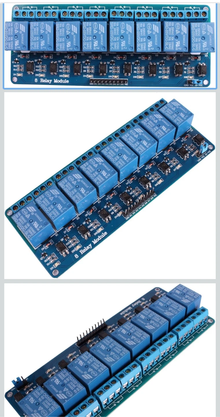 New JBtek 8 Channel DC 5V Relay Module