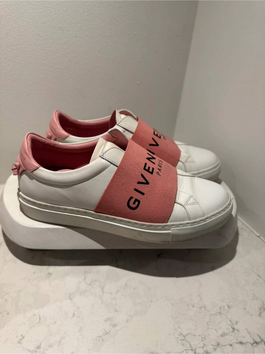 Givenchy Paris White & Pink Slip-On Sneakers - photo 4