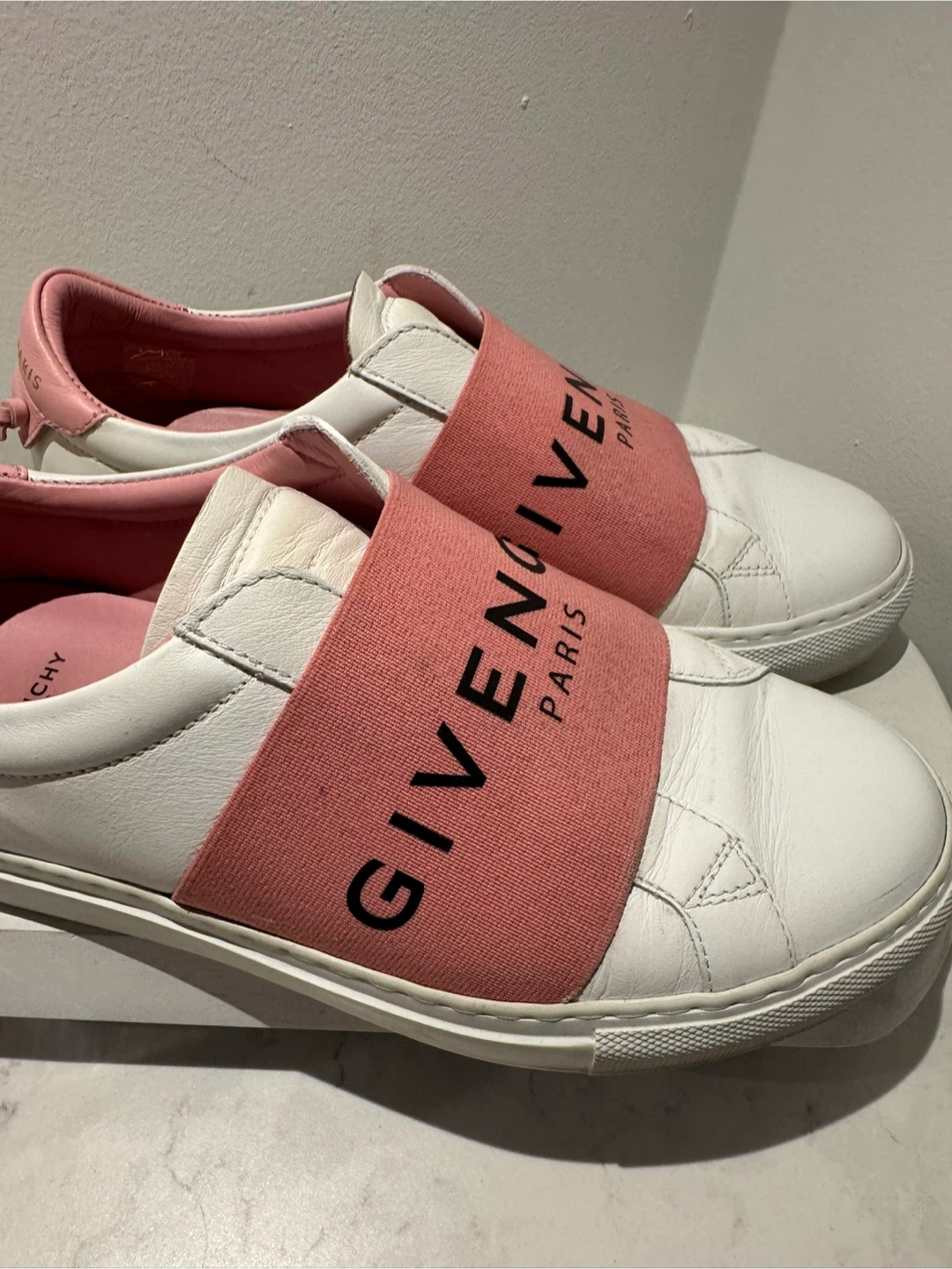 Givenchy Paris White & Pink Slip-On Sneakers - photo 5