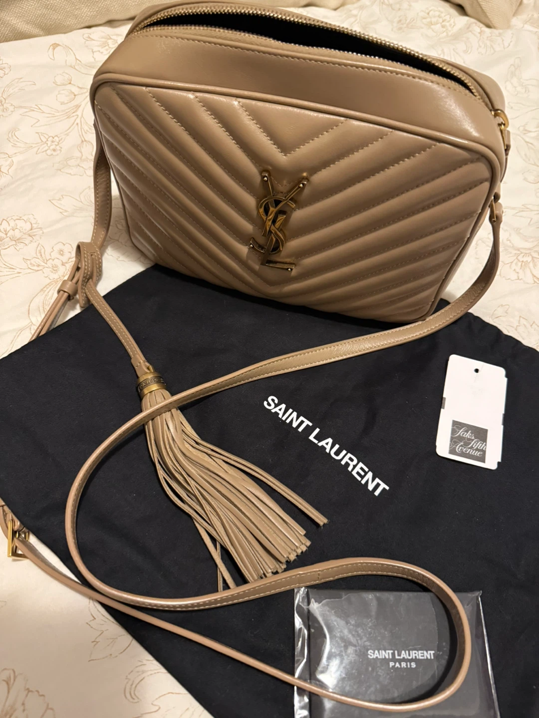 YSL LouCamera Bag with tassel  M